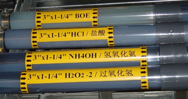化工管道標識